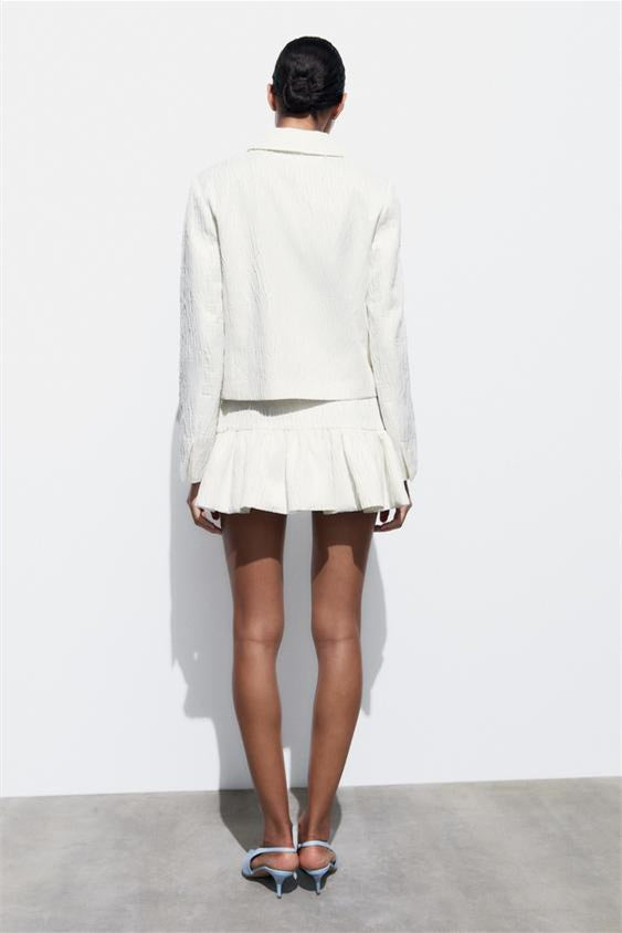 Denise Yaka Blazer Dokulu Takım