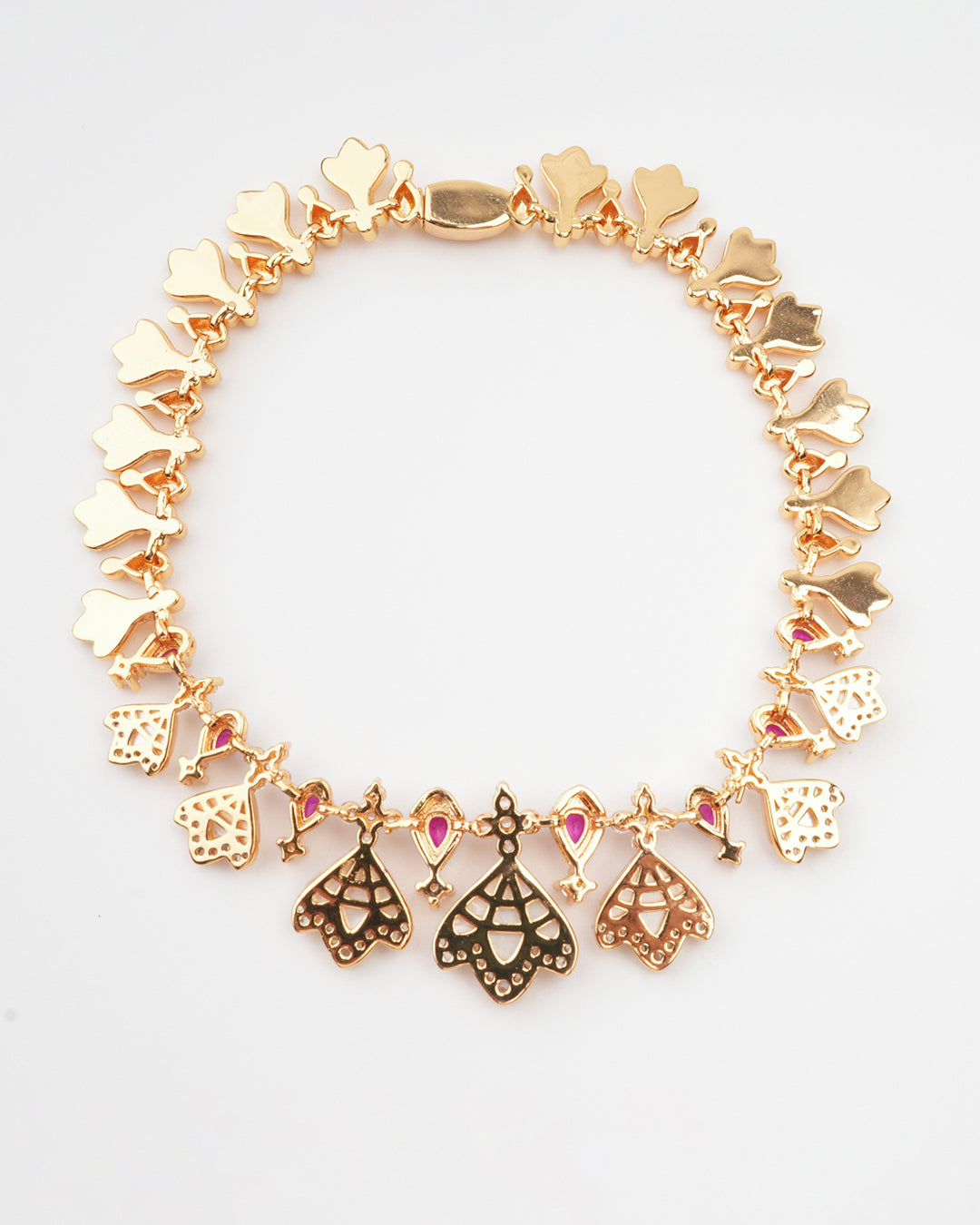 Harmoni Kırmızı Pırlanta Kolye