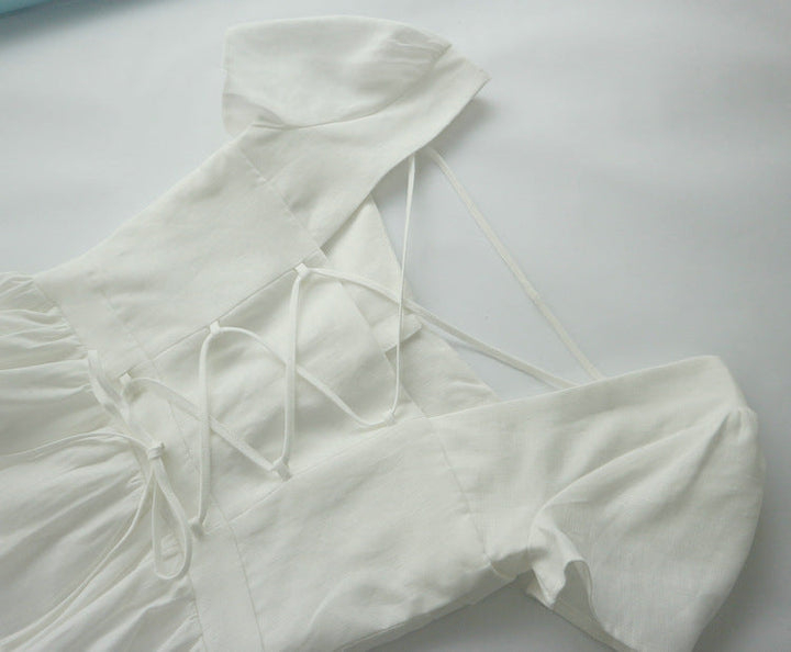 Estelle Keten Elbise