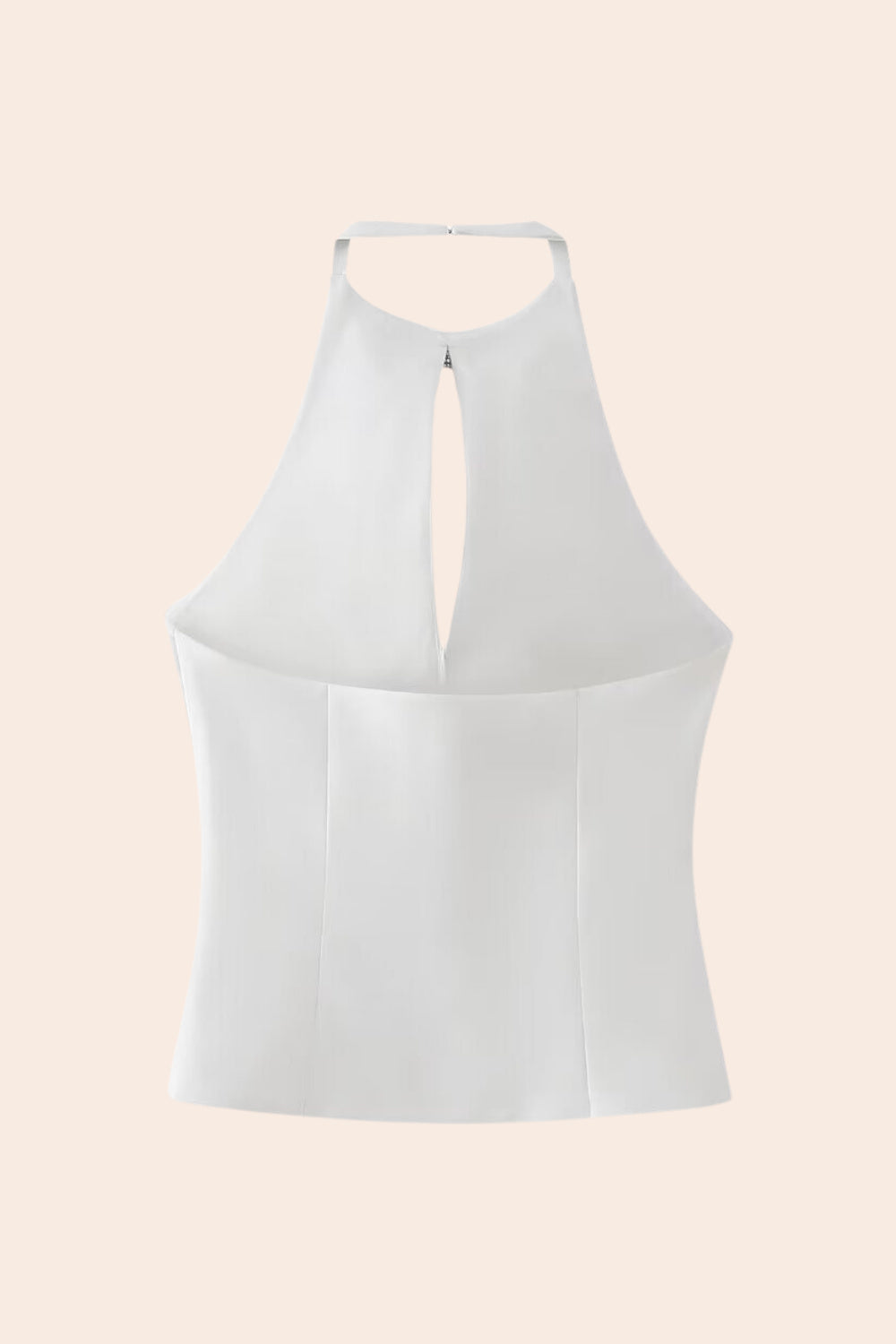 Lesley Taşlı Fiyonklu Boyundan Bağlamalı Tank Top