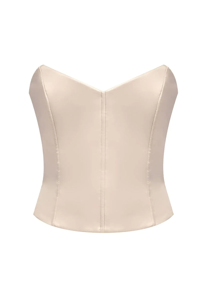 Gerald Kayısı Düşük Omuz Maxi Elbise