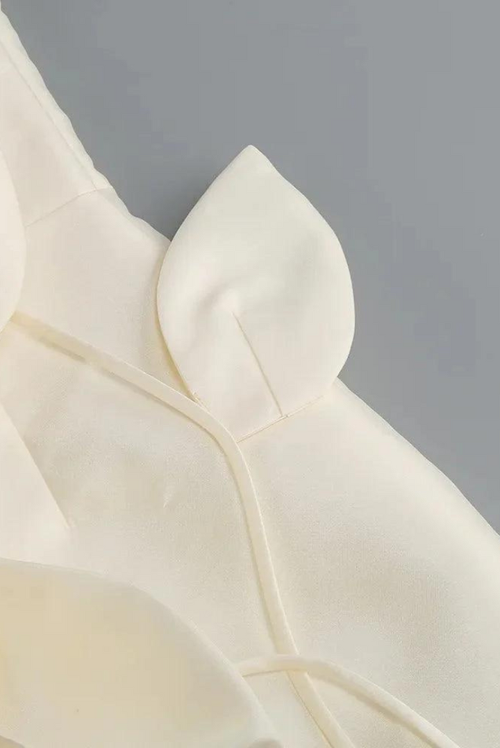 Cari Çiçekli Mini Elbise