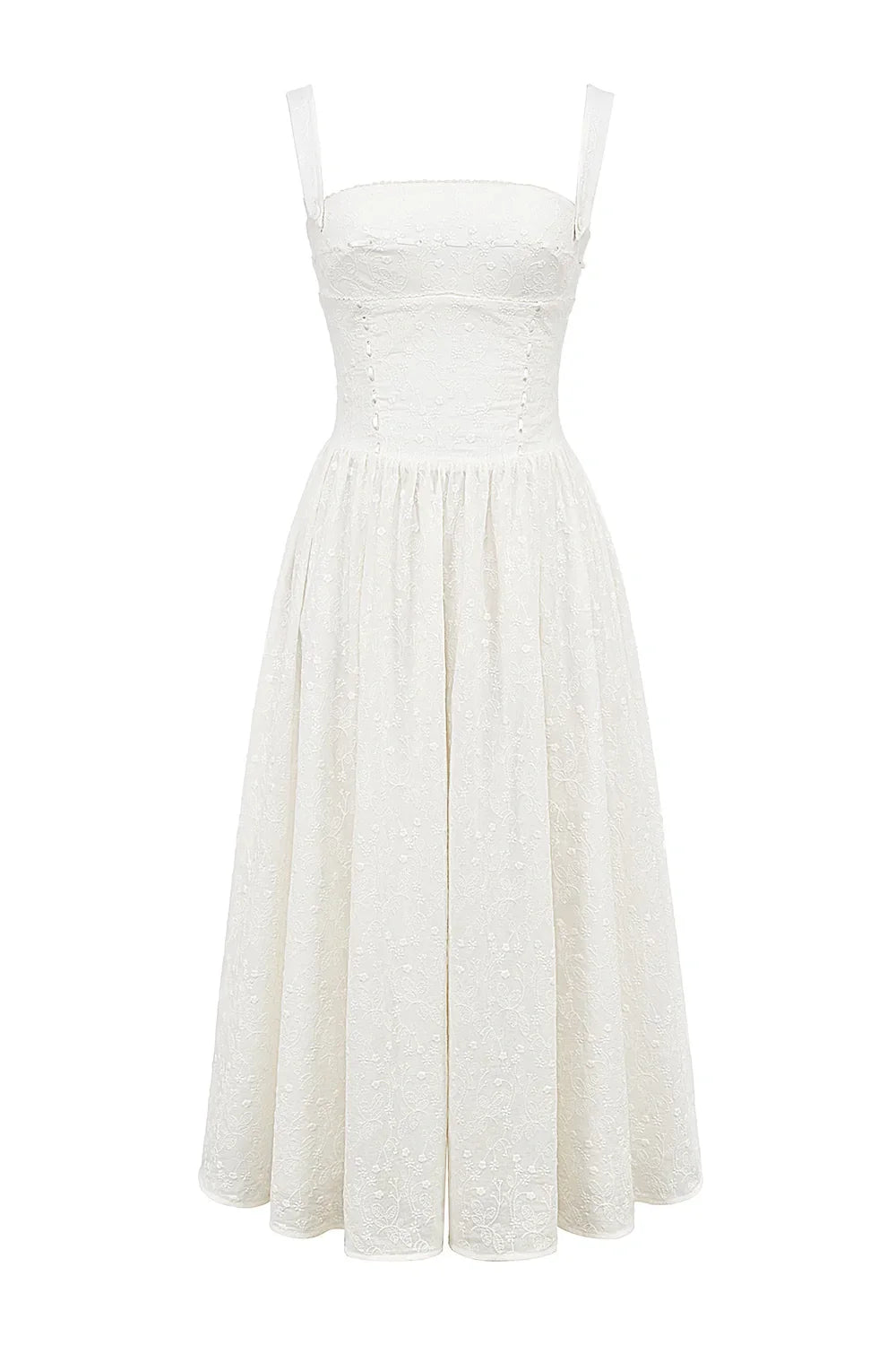 Apolline Geçme Kurdele Midi Elbise