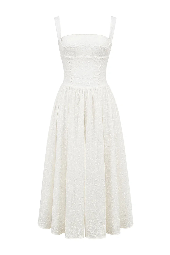 Apolline Geçme Kurdele Midi Elbise