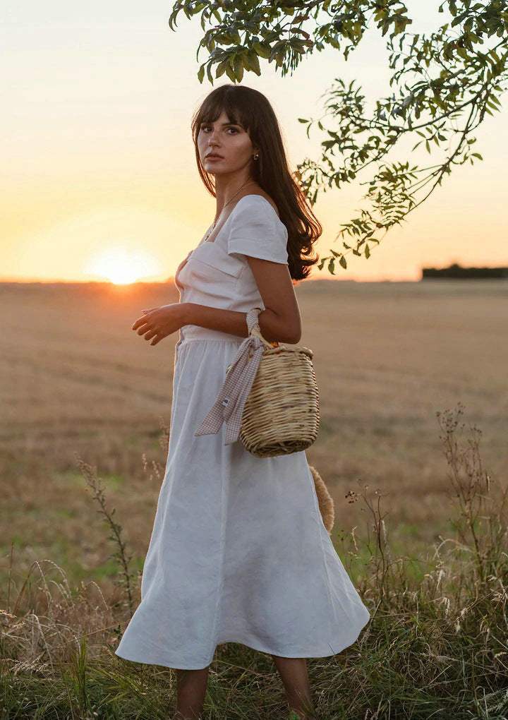 Estelle Keten Elbise