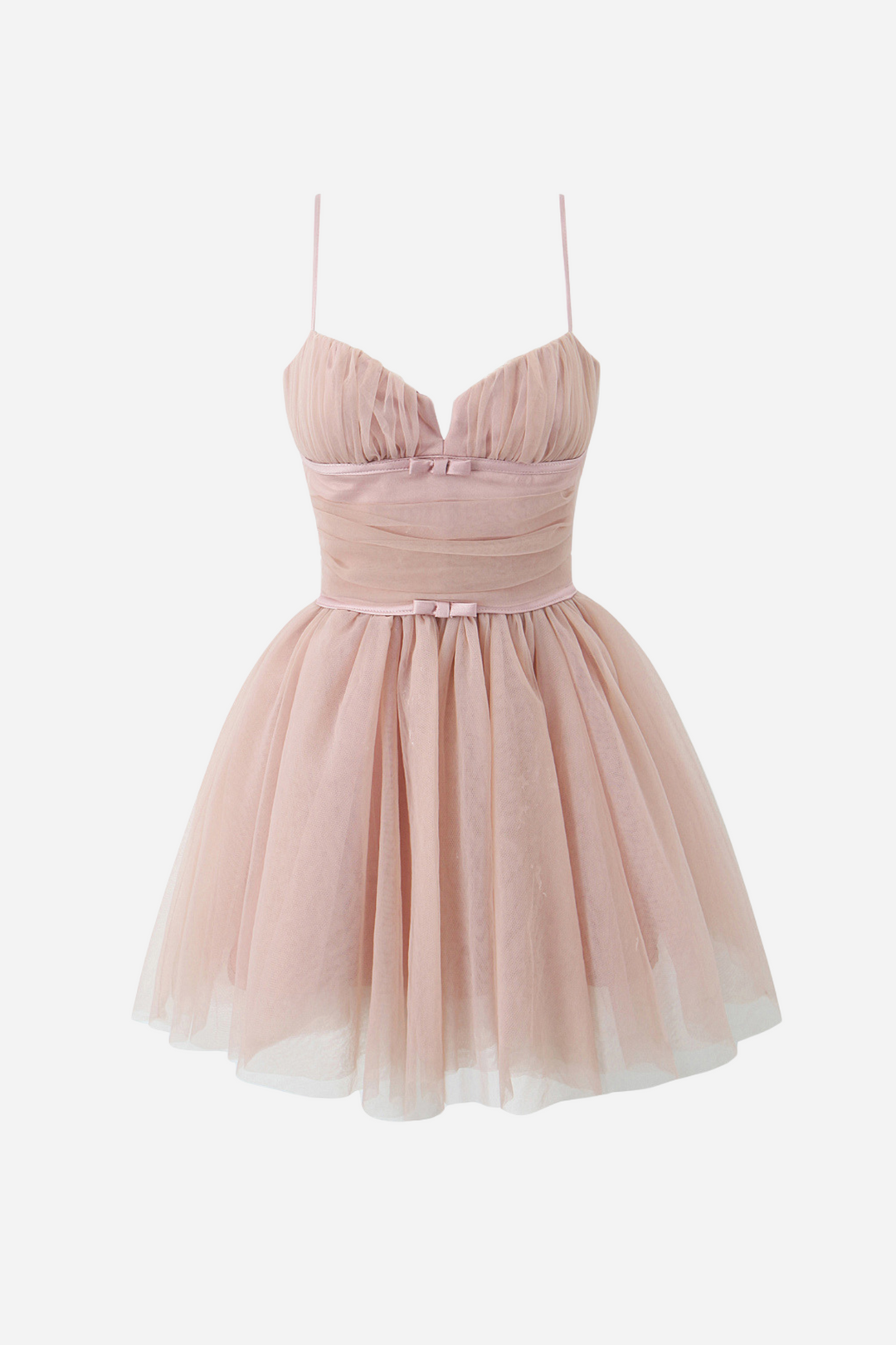 Myrna Fiyonklu File Mini Slip Elbise