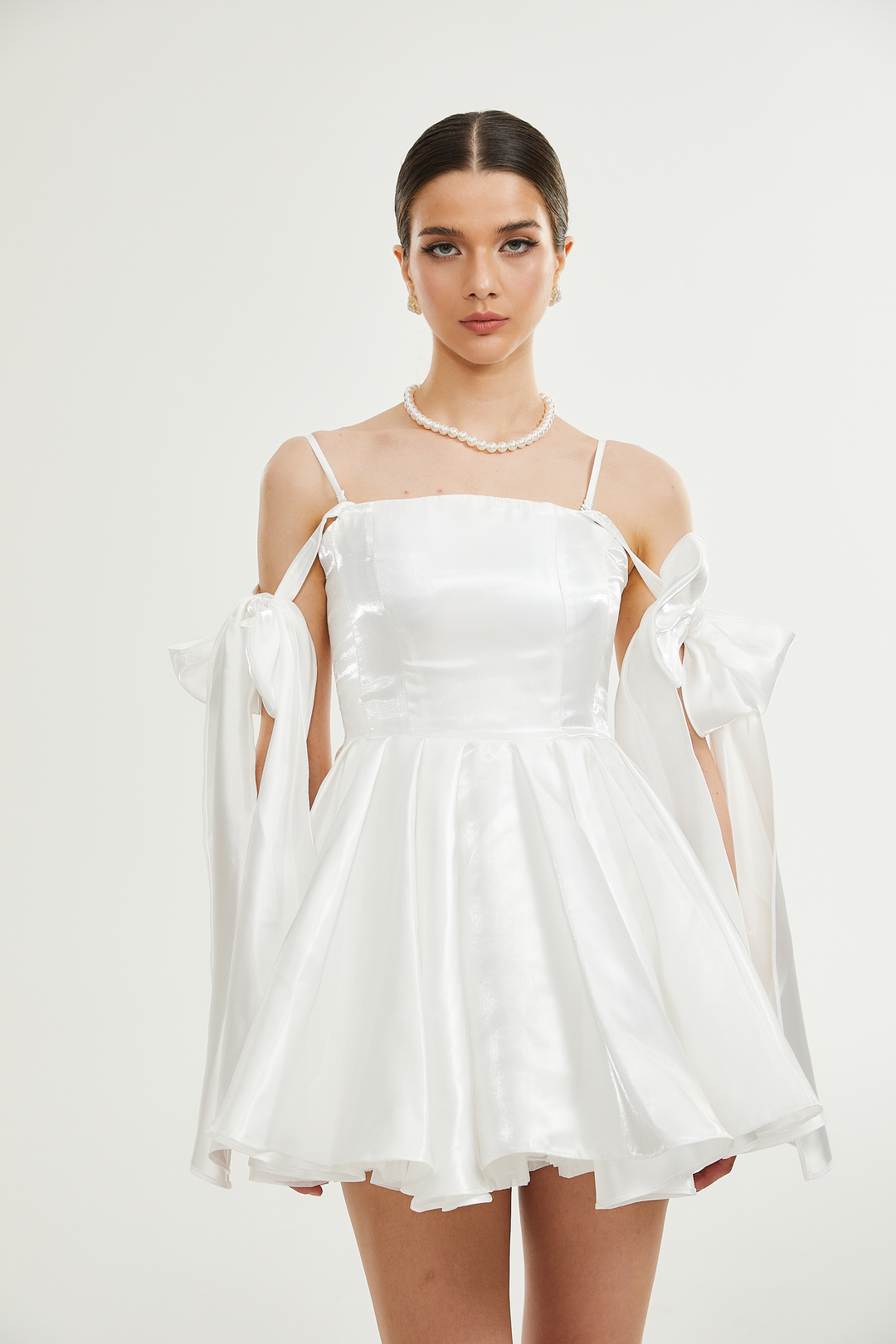 Catiana Fiyonk Detaylı Kloş Elbise