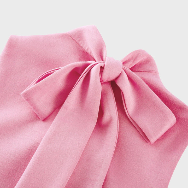 Blossom Symphony Çiçek Detaylı Pembe Maxi Elbise