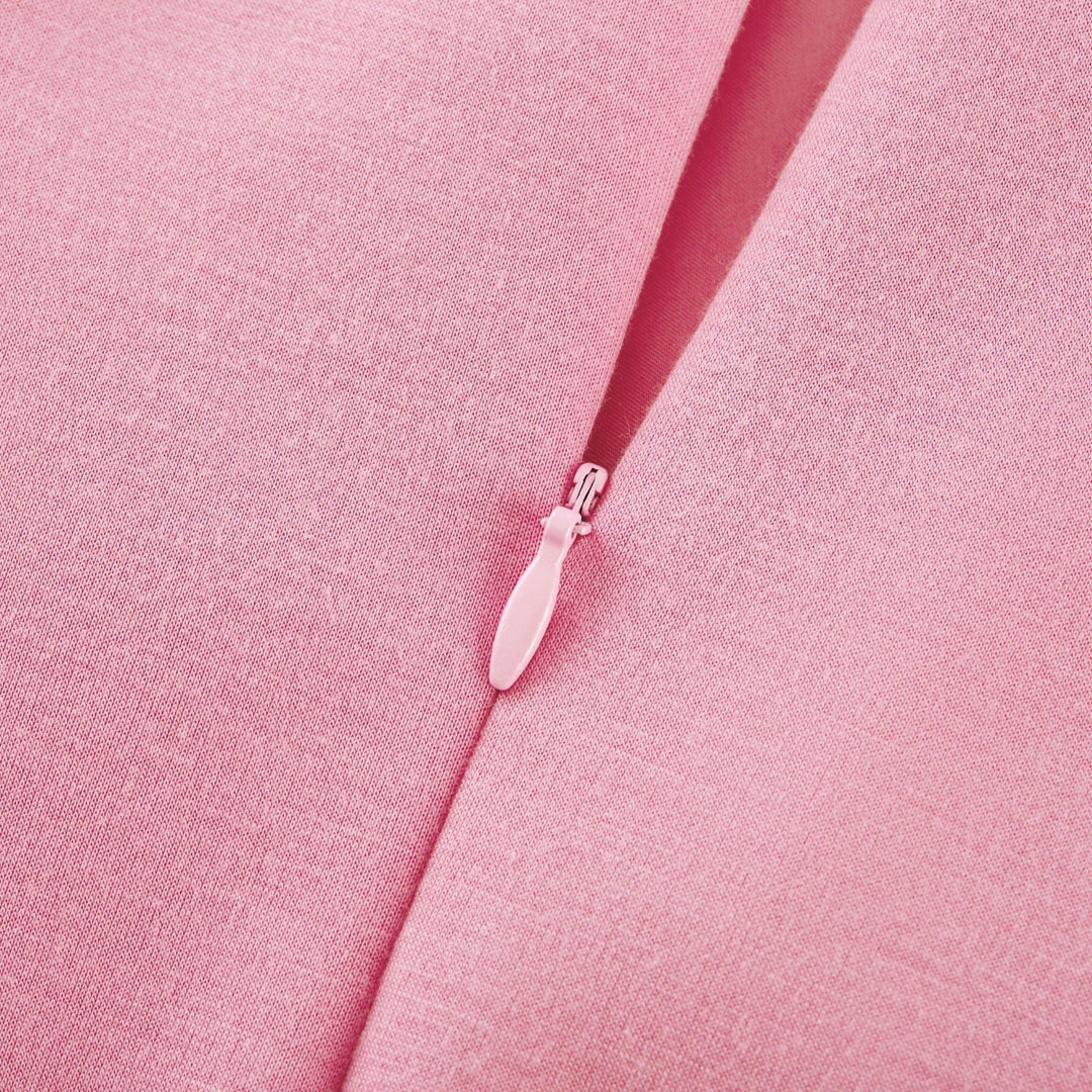 Blossom Symphony Çiçek Detaylı Pembe Maxi Elbise