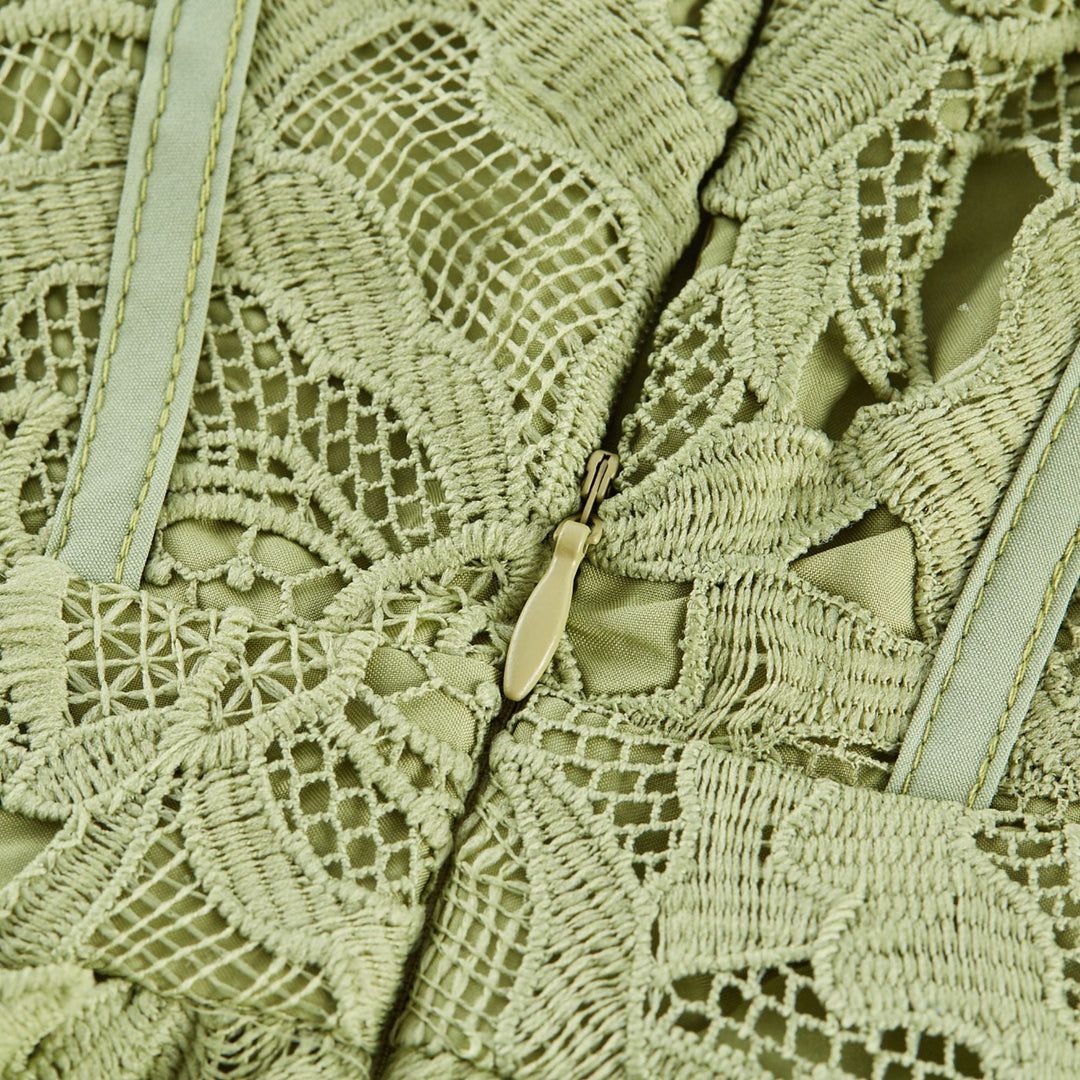 Ines Dantel Straplez Uzun Elbise