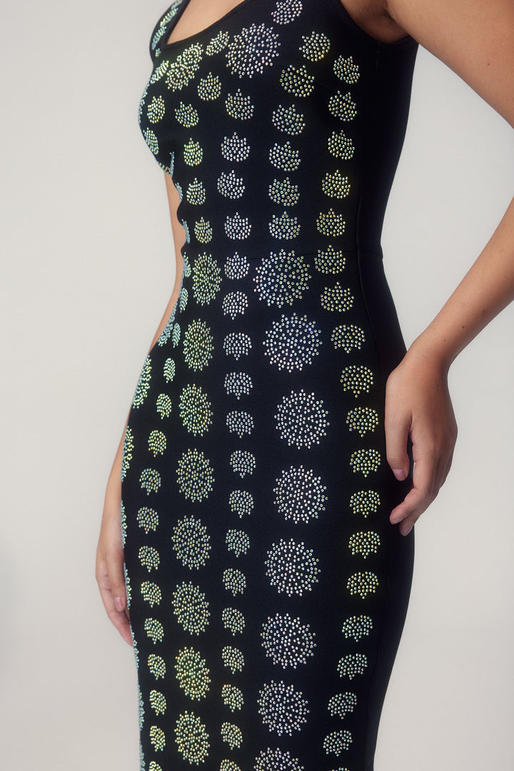 Moira Diamante Tank Maxi Bandaj Elbise