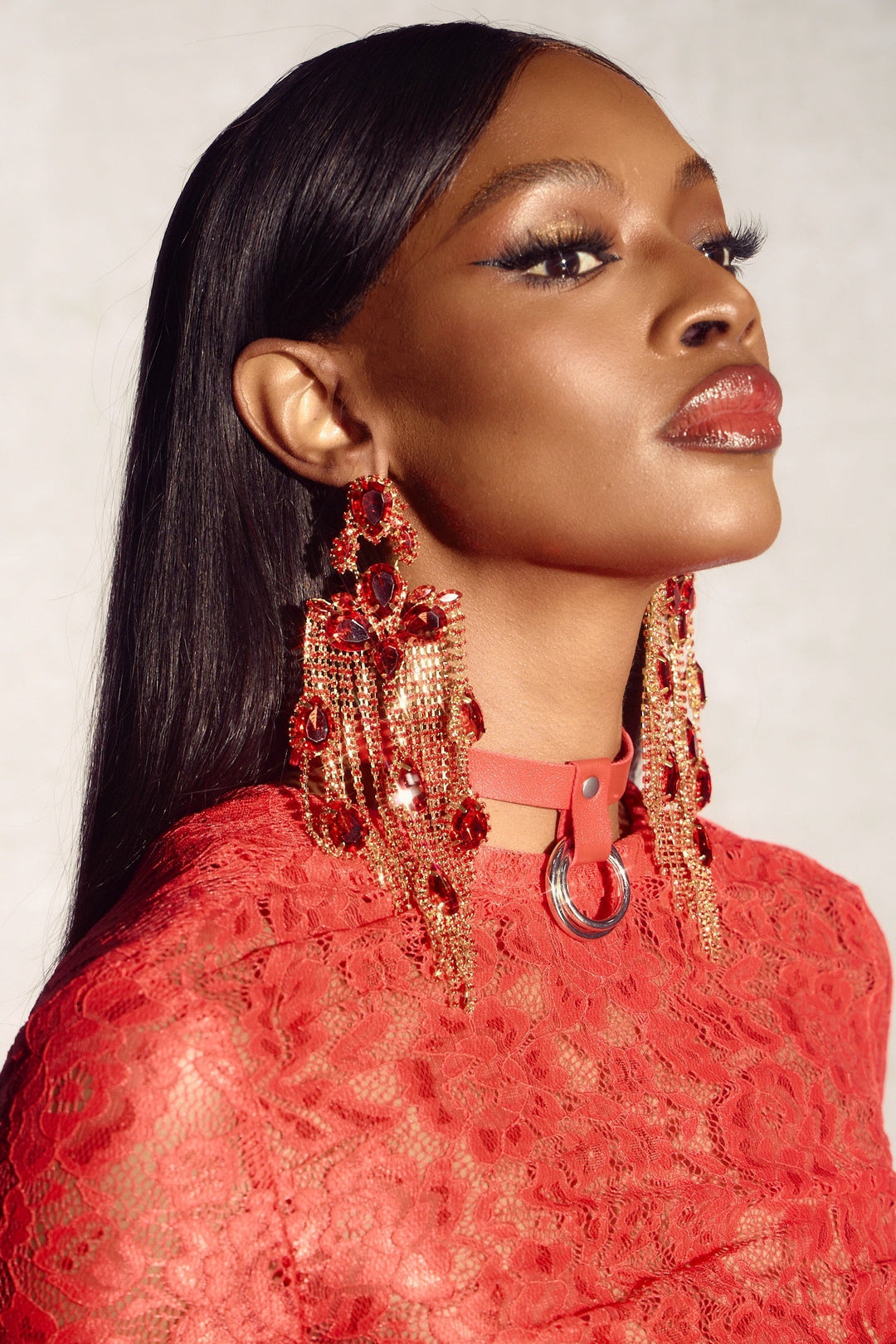 Kristal Avize Damla Küpe