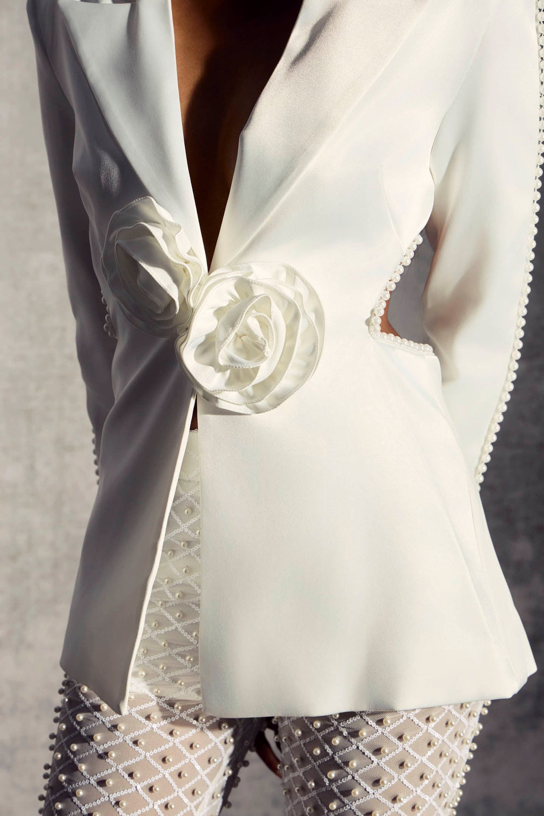 Maureen İnci İşlemeli Blazer/Pantolon