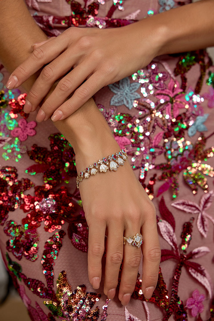 Harmoni Kırmızı Pırlanta Kolye