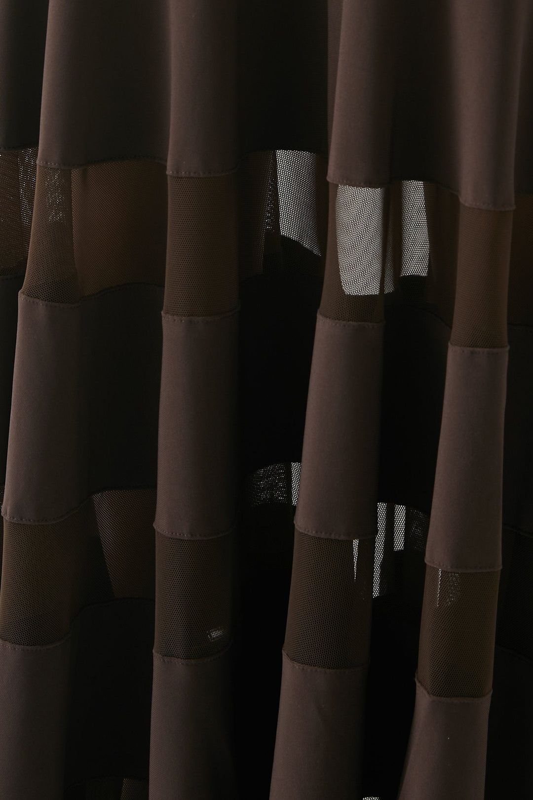 Ophelia File Ek Parçalı Bisiklet Yaka Maxi Elbise