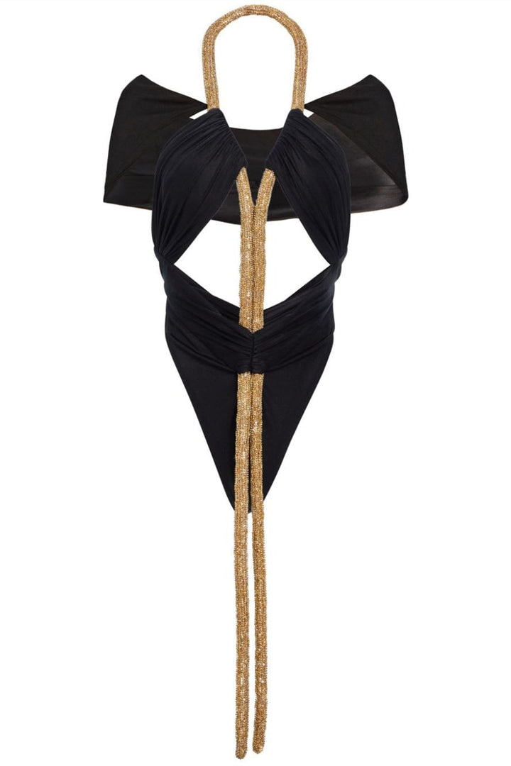 Frederica Halter Kesikli Jersey Bodysuit