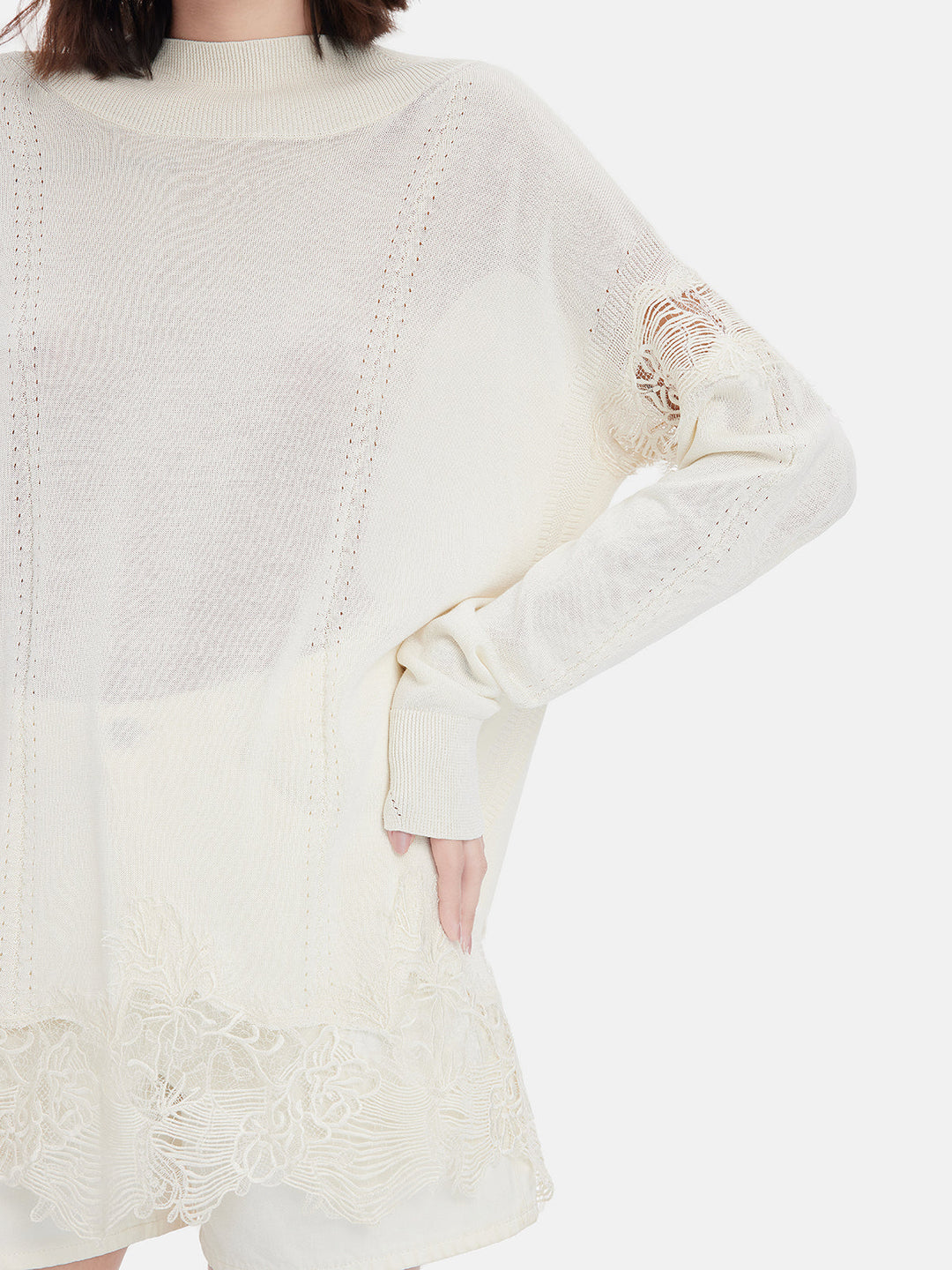 Dantel Kesimli Tığ Kazak