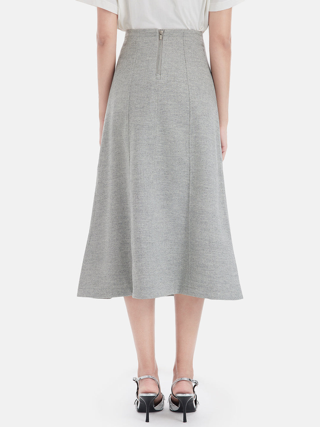 Çiçekli Boncuklu A Kesim Etek