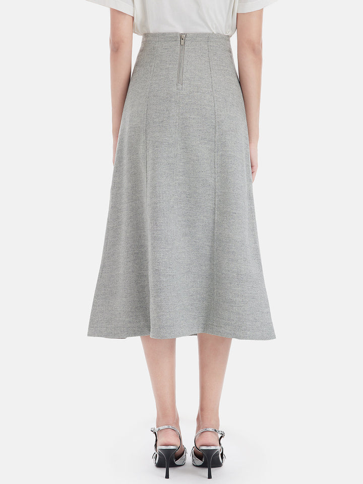 Çiçekli Boncuklu A Kesim Etek