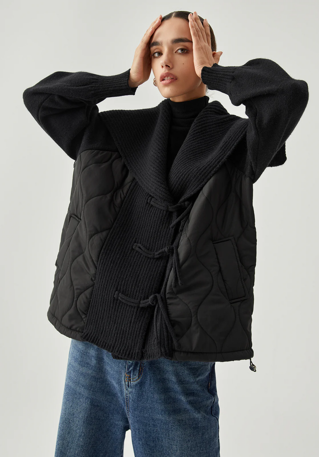 Viola Patchwork Yaka Mont