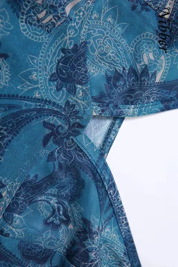 Ivy Yarı Transparan Top