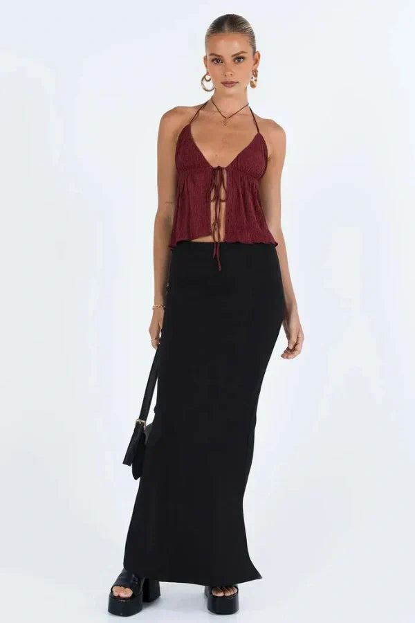 Ivy Bürümcük YarıTransparan Top