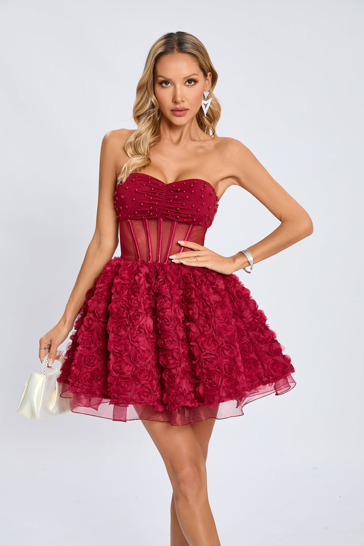 Rachel Bloom Korse Mini Elbise