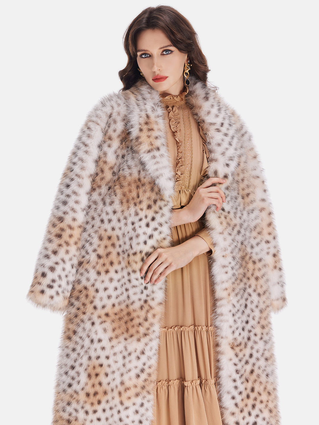 Çekici Sahte Vizon Kürk Ceket