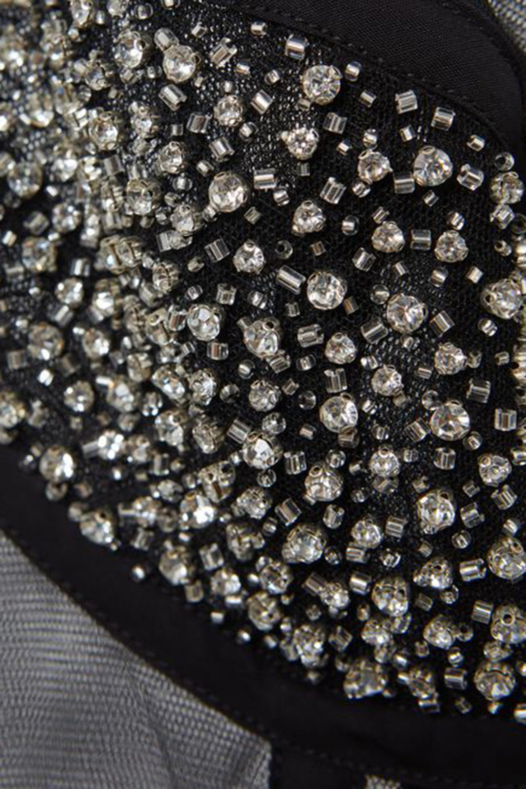 Stephanie Kristal Taşlı Kesim Uzun Elbise