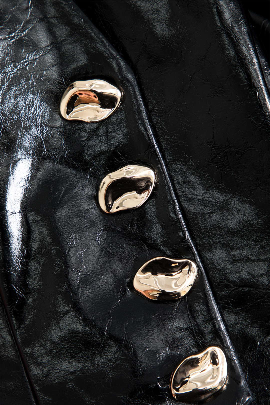 Lustrous Noir Deri Ceket