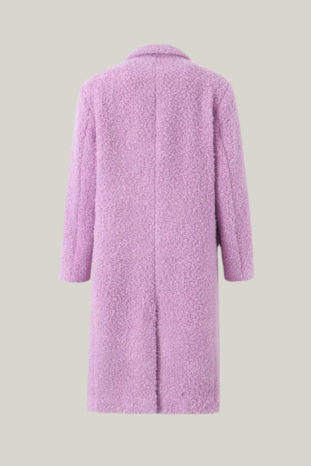 Yakalı Oversize Polar Kaban