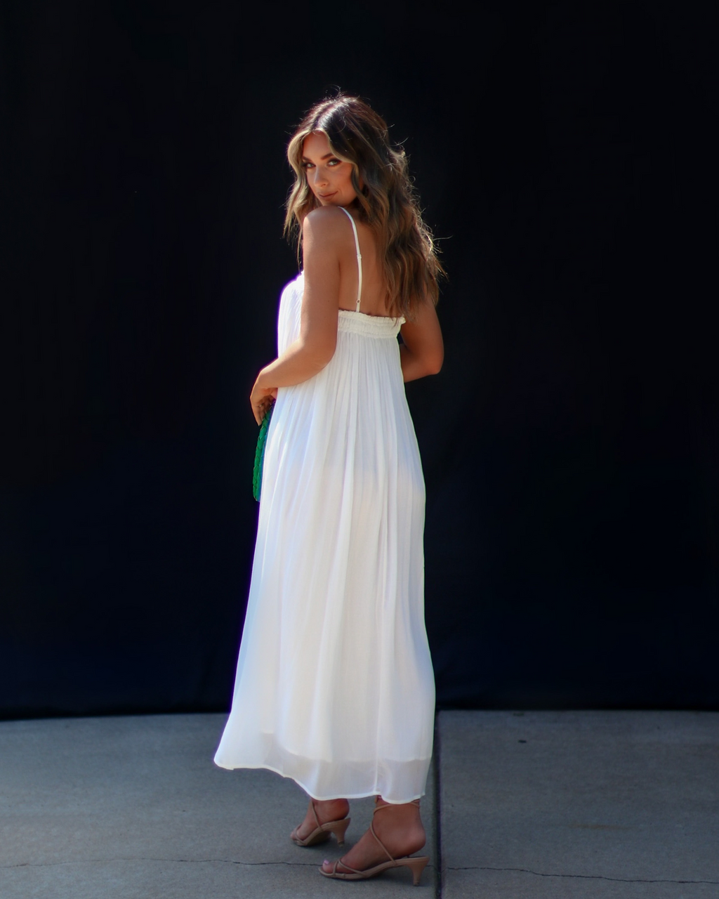 Gracia Günlük Kolsuz Cepli Midi Elbise