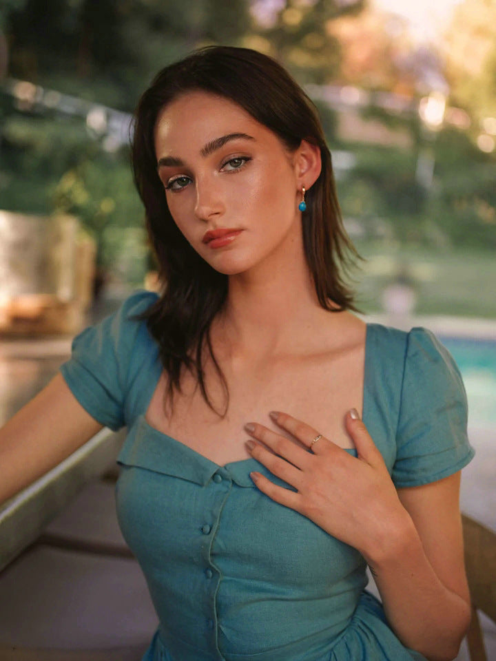 Estelle Keten Elbise