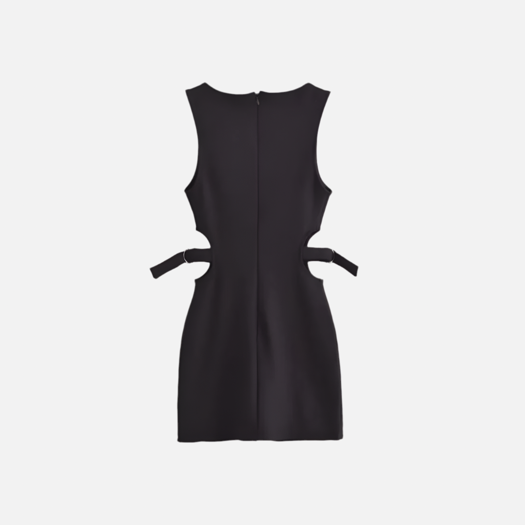 Salvador Bel Kemer Detay Mini Elbise