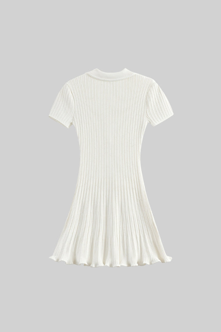 Kısa Kollu Elmas Elbise