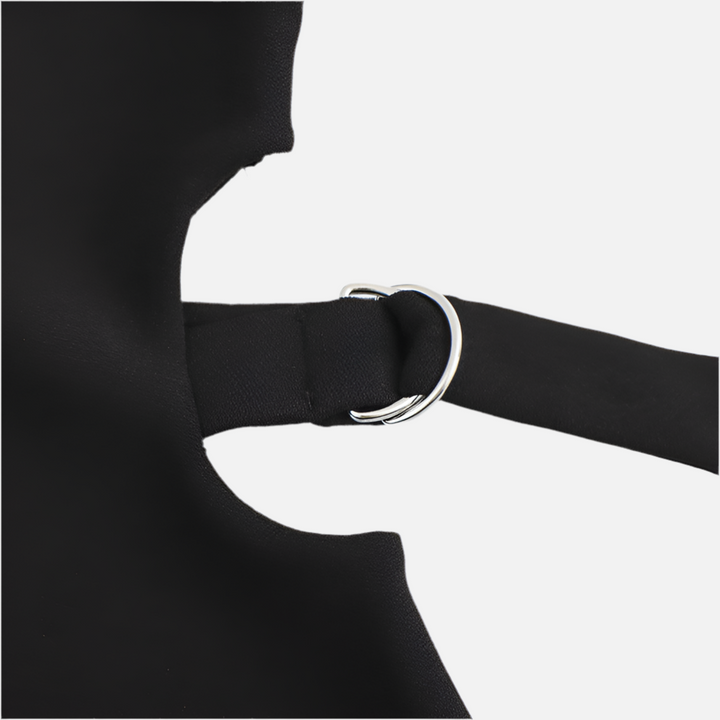 Salvador Bel Kemer Detay Mini Elbise