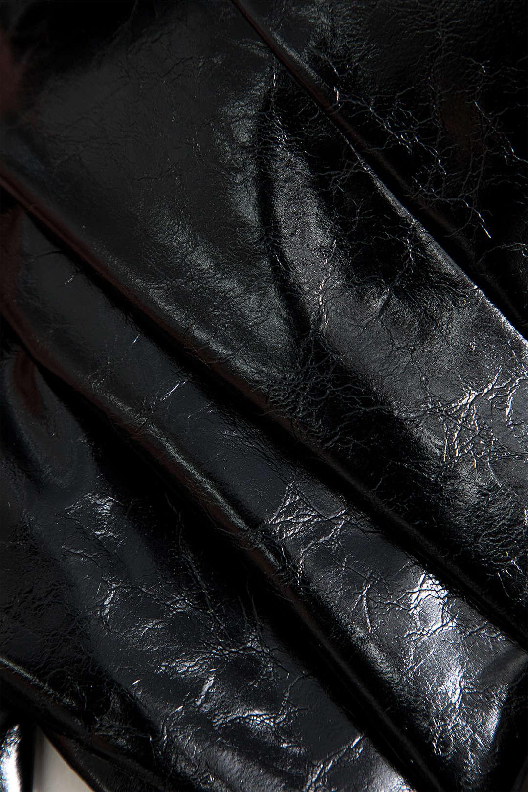 Lustrous Noir Deri Ceket