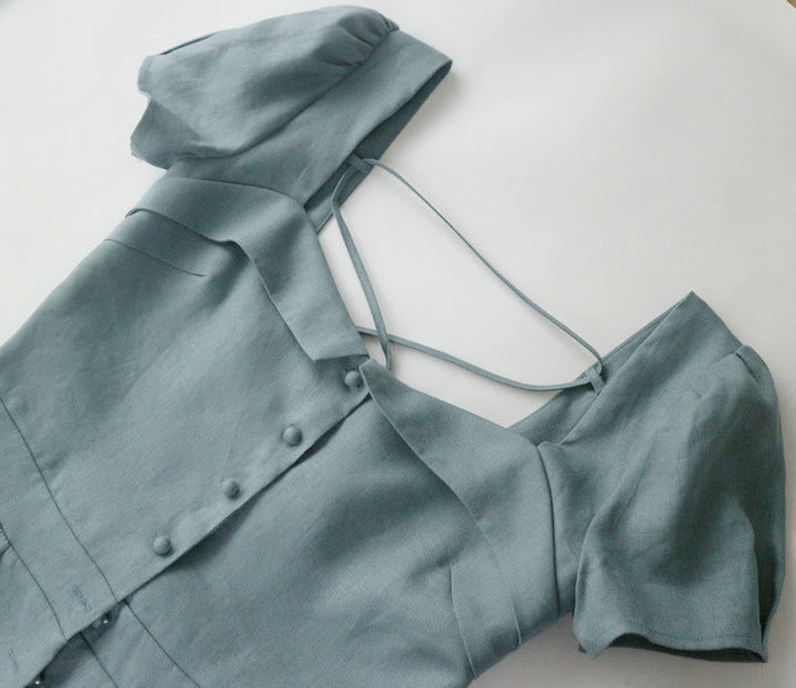 Estelle Keten Elbise