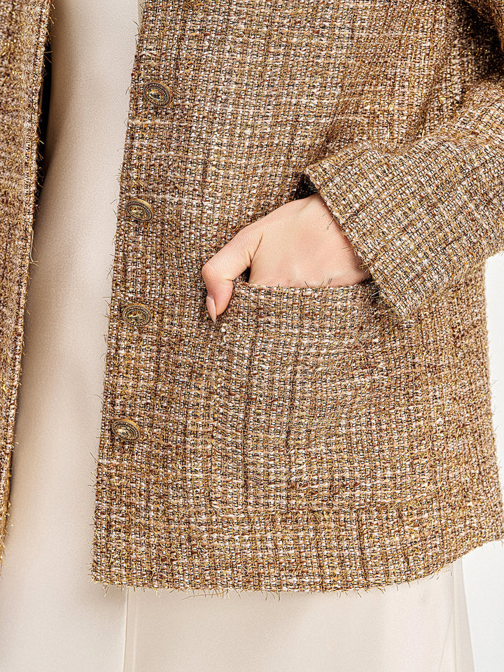 Göz Alıcı Yakasız Blazer