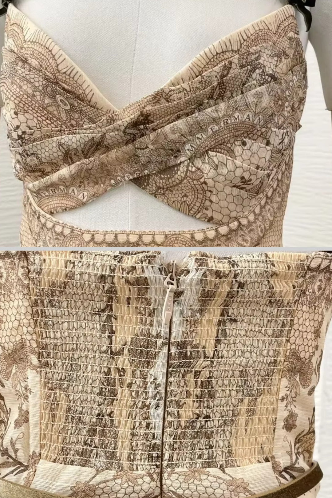 Bel Kesimli ve İnce Bel Kemerli Çiçekli Elbise