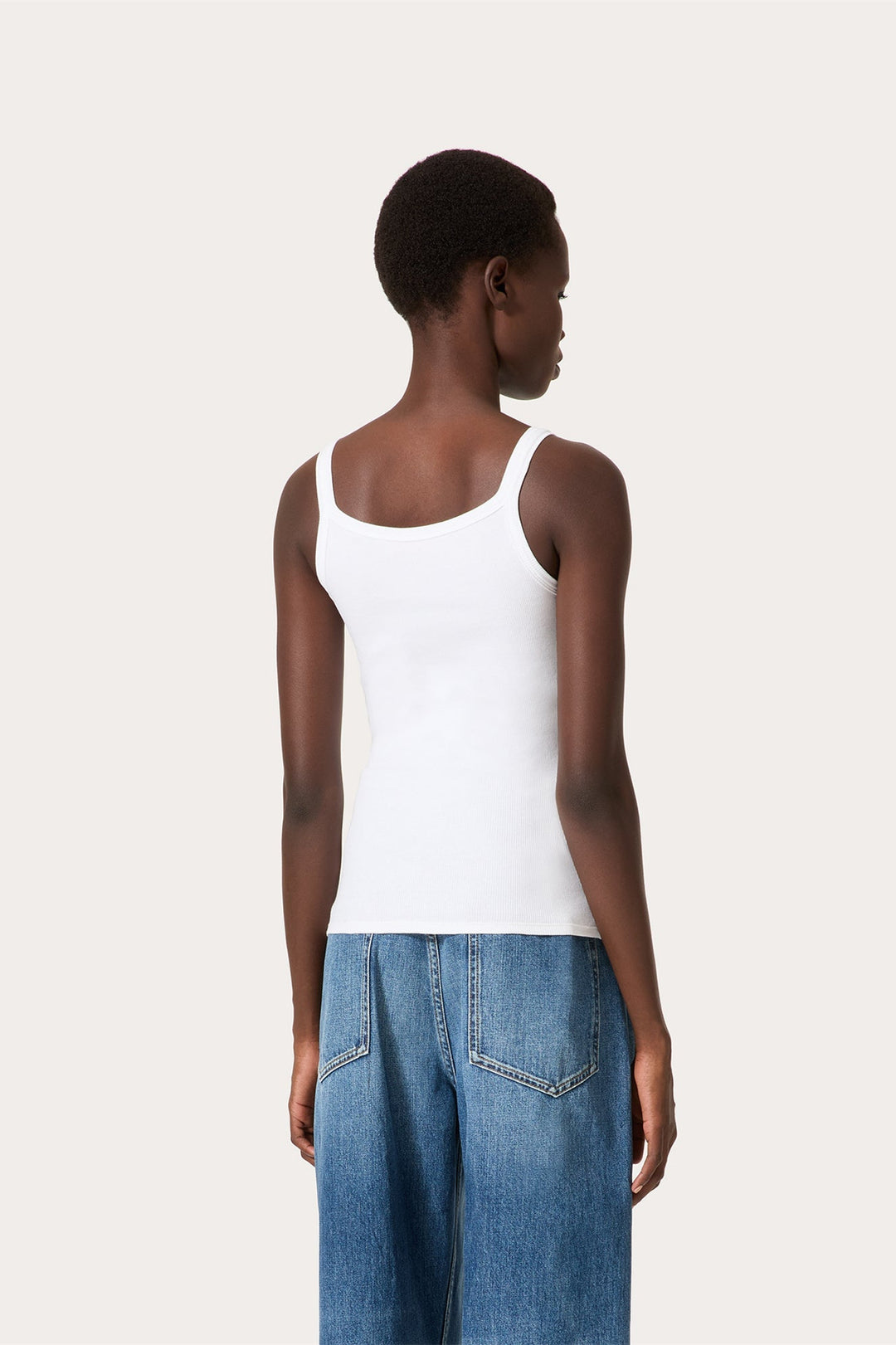 Lesley Çiçek Aplikeli Yuvarlak Yaka Üst