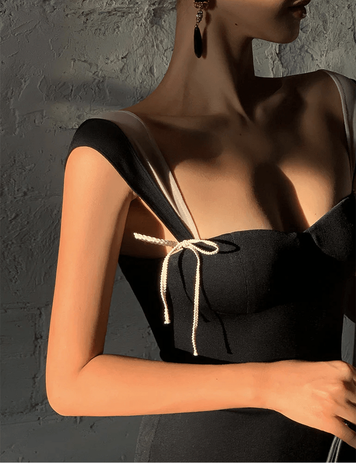 Mystara Çift Askı Elbise