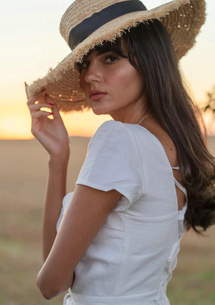 Estelle Keten Elbise