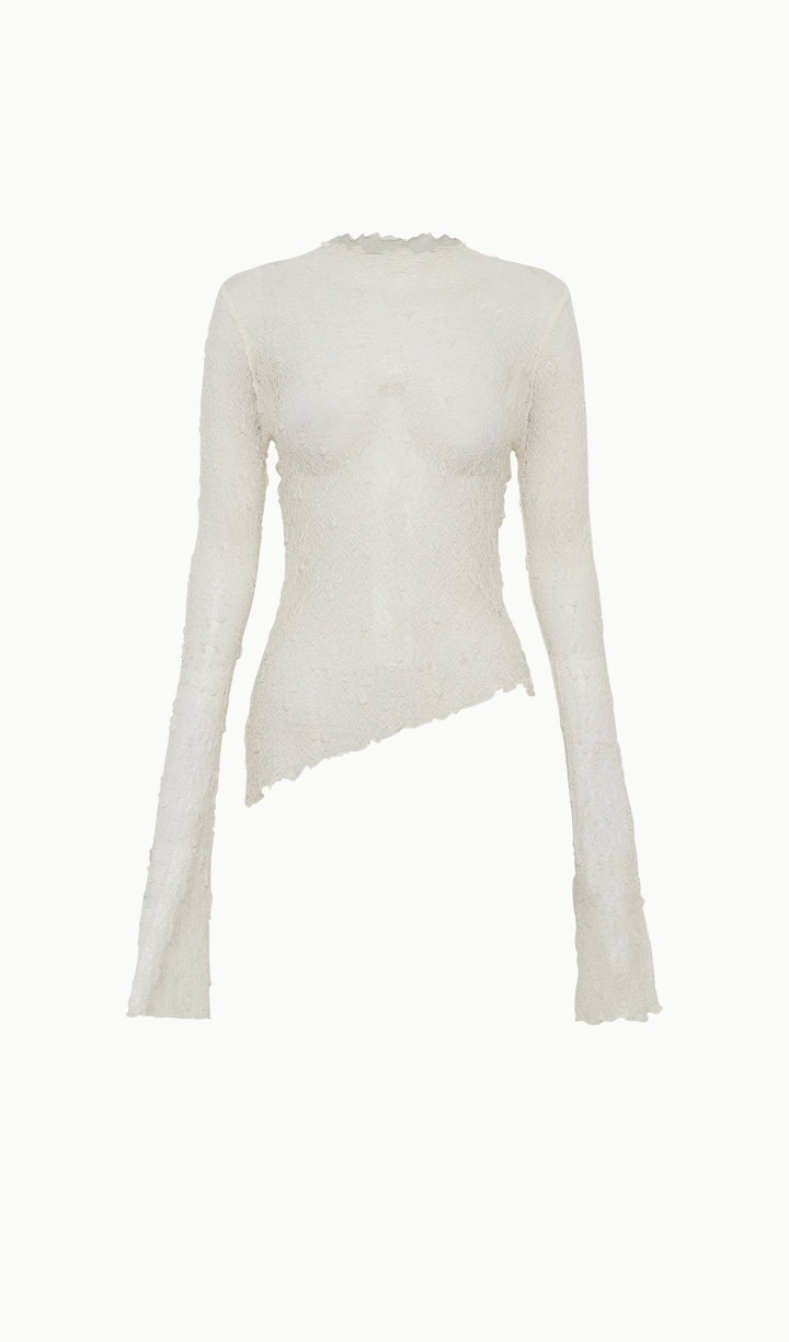 Transparan Dantel Etek Üst Takım