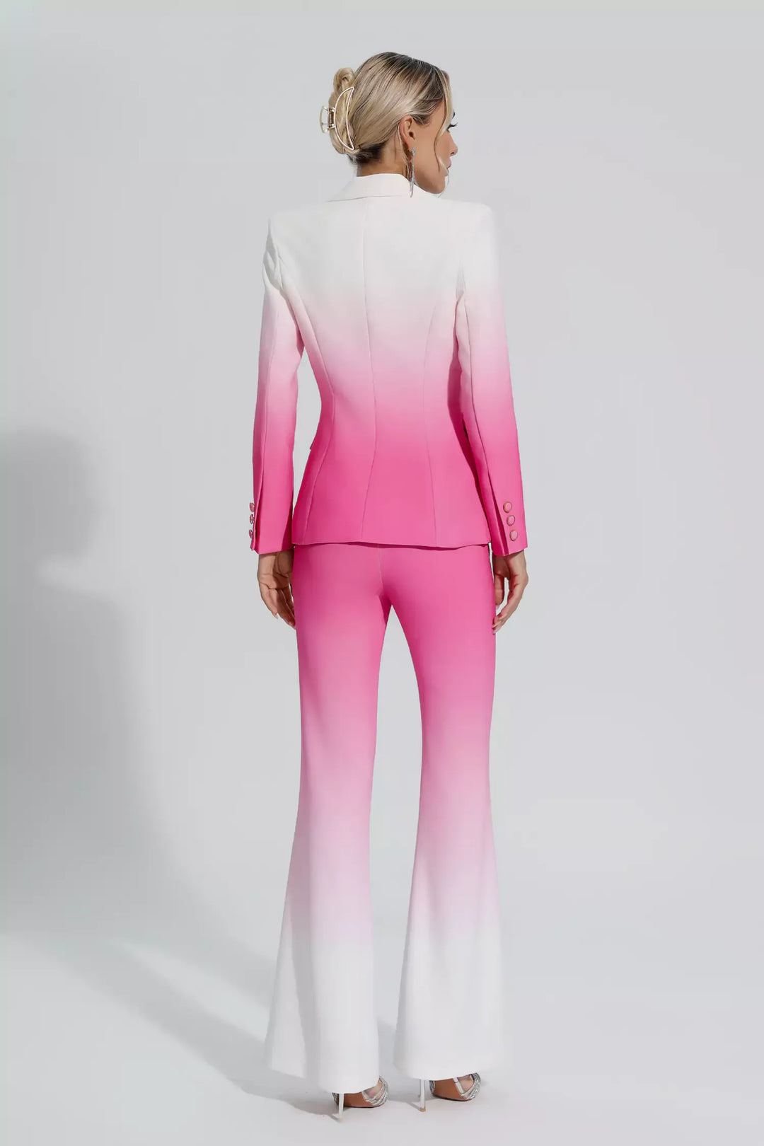 Anya Degrade Pembe Blazer Takım