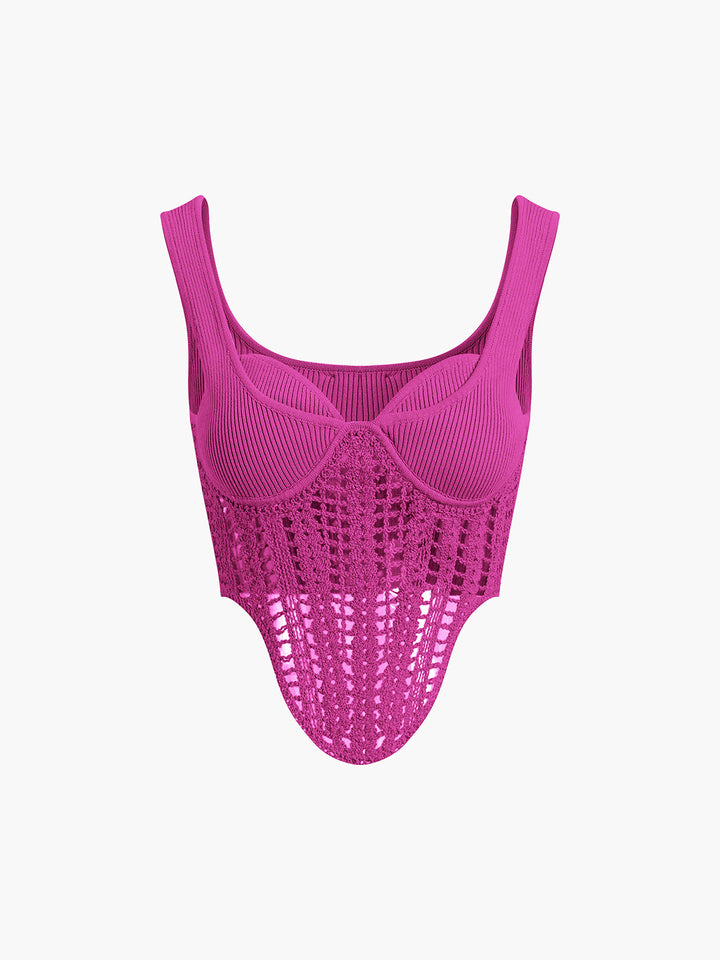 Kontur Borulu Tığ İşi Crop