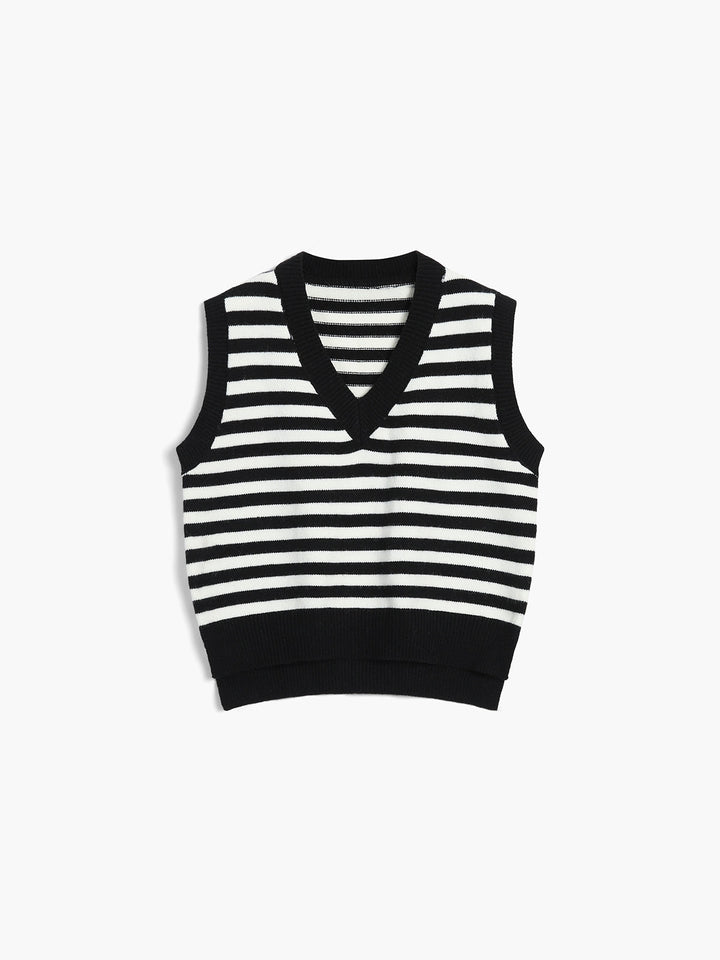 Temel Çizgili Kazak Yelek