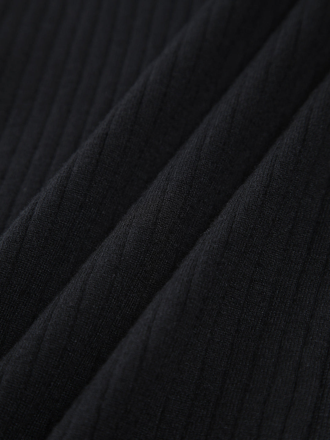 Kontrast Trim Sarma Midi Örgü Elbise