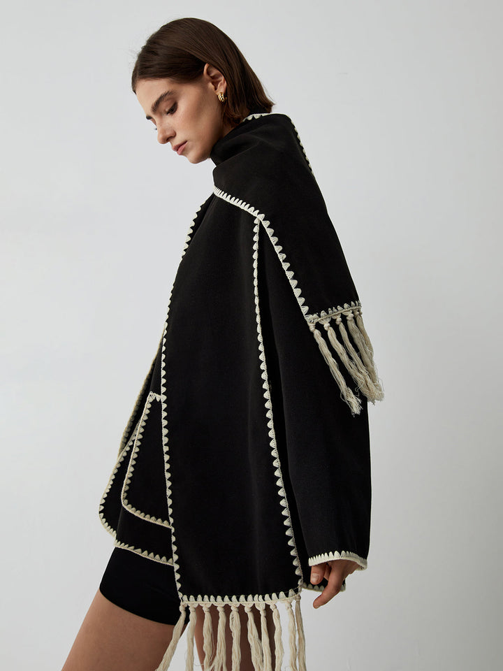 Kontrast Kesim Ceket