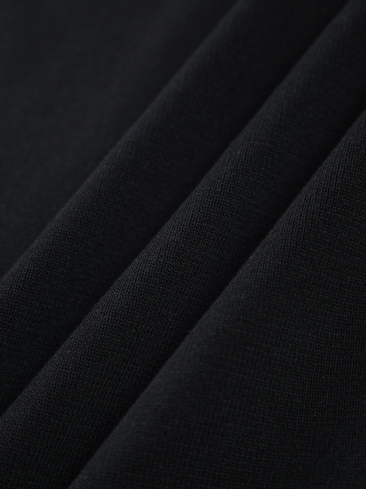 Kontrast Kesim Kesim Uzun Kazak Elbise